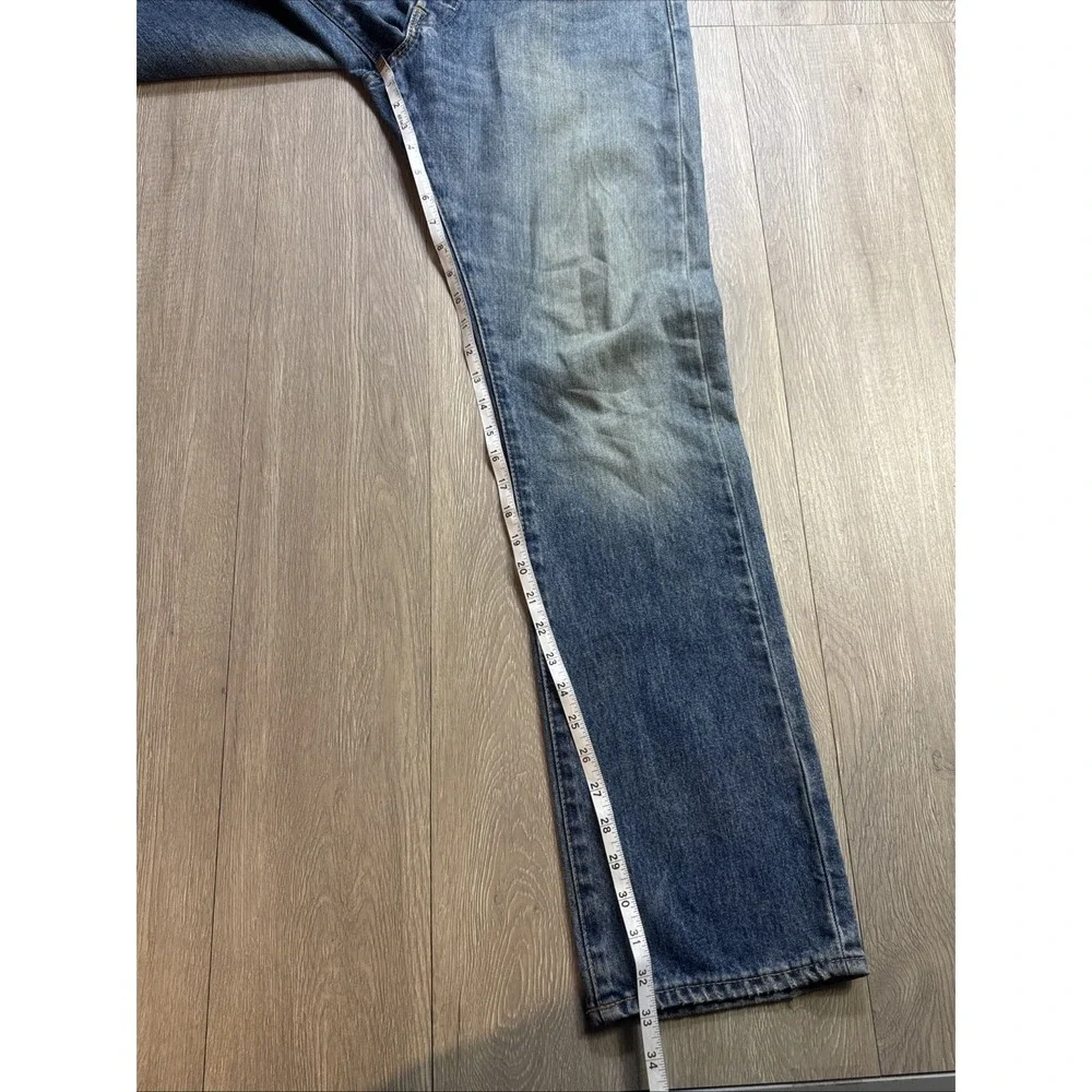 Vintage Polo Ralph Lauren‎ Jeans Men's 32 Baggy Relaxed Light Wash Actual 36x33